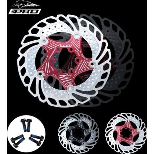 MTB Bicycle 140/160/180/203mm disc brake rotor floating thickening Disc 6-bolts quick cooling ultra-light disc Cycling Parts