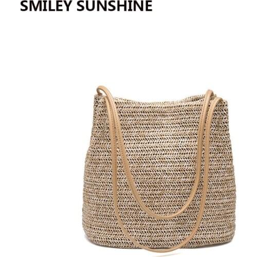 Женские плетенные сумки SMILEY SUNSHINE China At AliExpress