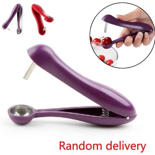 Easy Cherry Corer Fruit Core Seed Remover Cherry Pitter Olive Core Remover Kitchen Tools Fruit Corer Kitchen Accessories