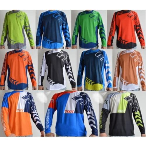 TKCK 2021 equipo moto fox mtb camiseta de motocross mountain bike DH BMX ciclismo jersey para descensos bike jersey sweatshirt