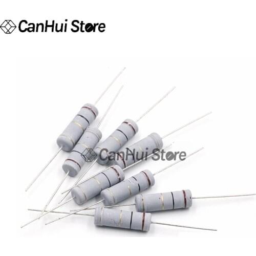 50PCS 2W 5% Carbon Film Resistor 0.1 0.5 1 4.7 10 39 47 470 560 750 120K 200K 510K 820K ohm Resistance Carbon Film 0.1R - 1M ohm