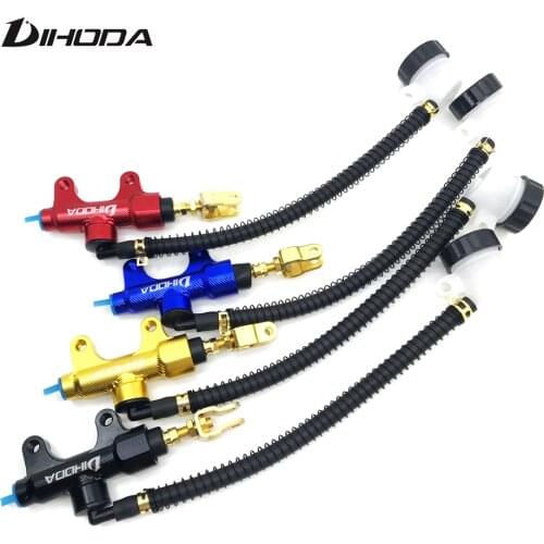 4 colors Universal Motorcycle Rear CNC Aluminum alloy hydraulic brake pump master cylinder performance efficient transfer pump