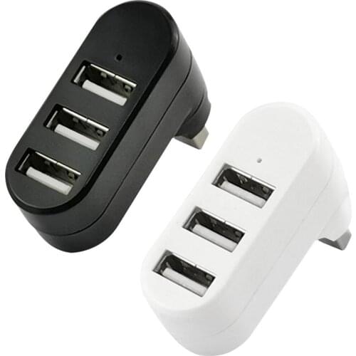 USB Splitter USB 2.0 Extension Hub High-speed Transmission Mini Portable 3-port Splitter For Laptop Expansion