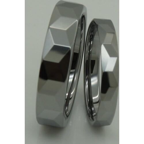 3.5mm classic facet women/girl hi-tech scratch proof wedding tungsten ring 1pc
