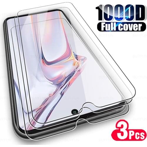 3pcs full cover protective tempered glass for blackview blackviewa100 a100 black view a 100 6.67'' phone screen protectors film
