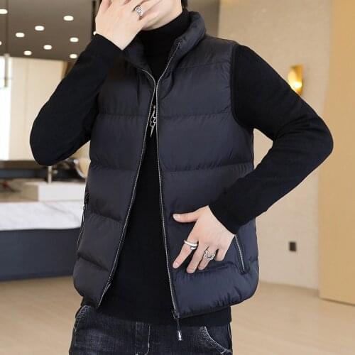 Vest Mens Winter Vest Casual Vest Sleeveless Jacket Thicken Warm Brand Clothing Large Size M-6XL Mens Vest Chaleco Hombres