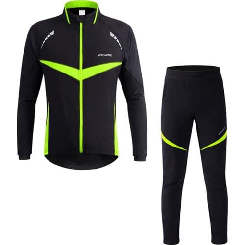 Winter Warm Up Thermal Fleece Cycling Jacket Bicycle MTB Road Bike Clothing Windproof Waterproof Long Jersey