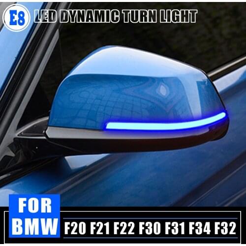2 Pieces Dynamic Rearview Mirror Blinker For BMW F20 F30 F31 F21 F22 F23 F32 F33 F34 X1 E84 1 2 3 4 series Turn Signal LED light