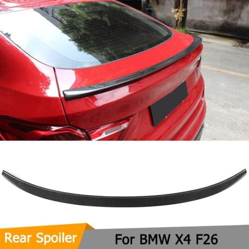 For BMW F26 X4 2014 - 2017 Rear Trunk Spoiler Boot Lid Wing ABS Glossy Black / White Painted / Blank