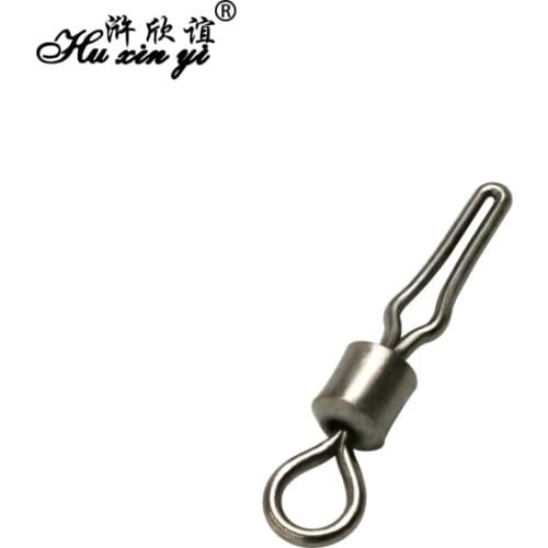 HXY PCS(200 100) SIZE(10# to 2#) Swivel With Side Line Clip Fishing Swivels Accessories Fishing Hook Connector