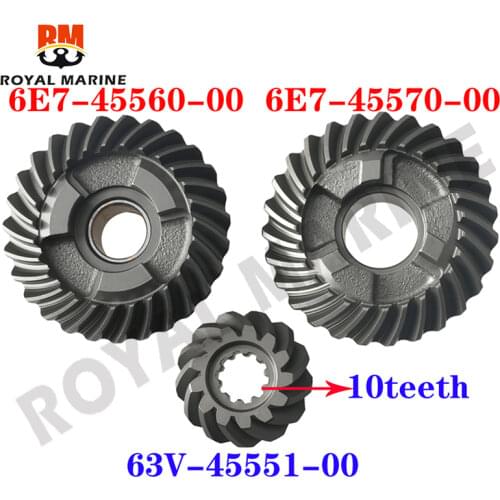 Gear Set for Hidea 15HP boat engine 6E7-45560-01 63V-45551-00 6E7-45571-00 6E7-45560 63V-45551 6E7-45571 boat engine parts
