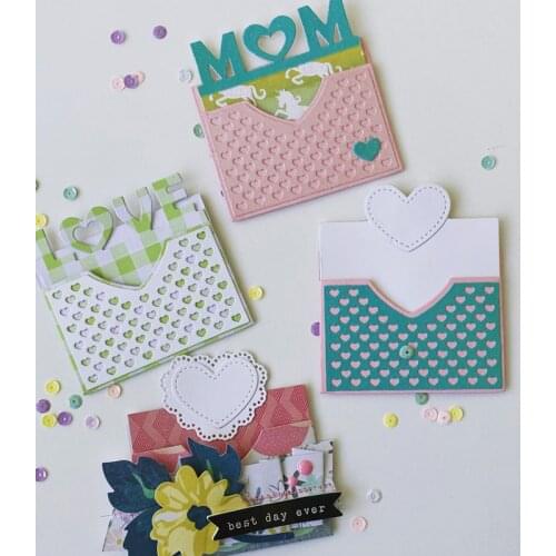 KSCRAFT Love Envelope Metal Cutting Dies Stencils for DIY Scrapbooking/photo album Decorative Embossing DIY Paper Cards