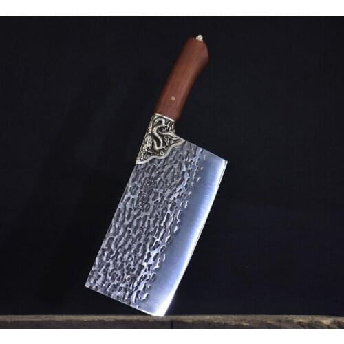 Chopping knife Longquan kitchen knife special kitchen knife household kitchen knife handforged 5Cr15MoV steel knife