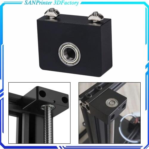 3D Printer Upgrade Aluminum Z-Axis Leadscrew Top Mount for CR-10/CR-10S, Ender 3/Ender 3Pro Metal Z-Rod Bearing Holder