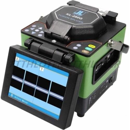 Optical Fiber Fusion Splicer KL-280G Jumper Fusion Splicer Hot Melt Machine Leather Wire Fusion Splicer