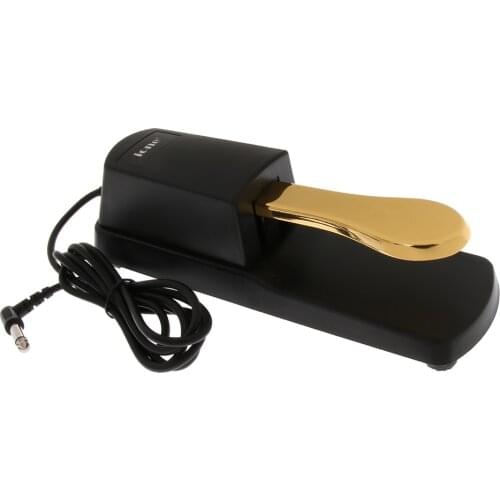 Practical Damper Sustain Pedal for Electric Piano Keyboard