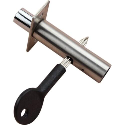 RDA-35ASS Stainless Steel 62mm Door Security Mortiice Rack Bolt Lock Body with Star Lock For Fire Proof Door