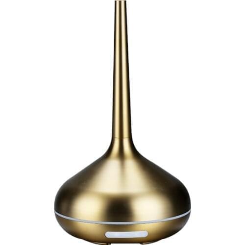 Silver Gold Ultrasonic Humidifier Vaporizador Aromaterapia Office Home Decorate Cool Mist Maker Fogger Deffuser Aroma Diffuser