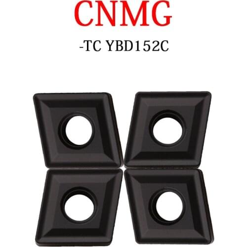 CNMG Inserts CNMG120408 CNMG120412 CNMG160612 CNMG160616 TC YBD152C Special For Cast Iron CNC Lathe Cutter Turning Tool Holder
