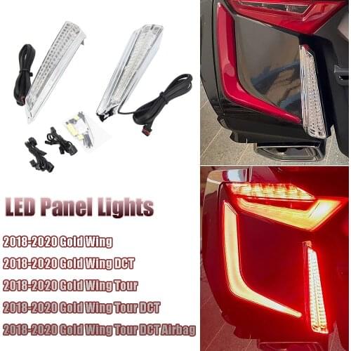 2018 2019 2020 2021 New Motorcycle Turn Signal LED Filler Panel Lights Decorative Lamp For HONDA Gold Wing 1800 F6B GL1800