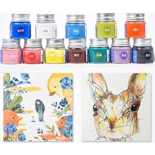 25ml/bottle underglaze paint paint pottery art DIY hand-painted professional underglaze paint water color paint color optional