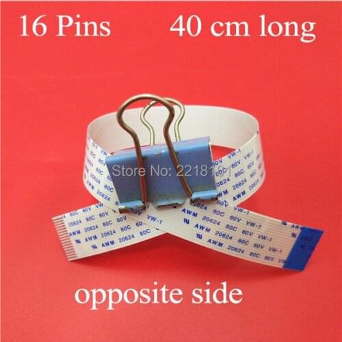 5113 head cable 16pins for Xuli Lecai Locor Sky color printer flat data cable 40cm long,opposite side