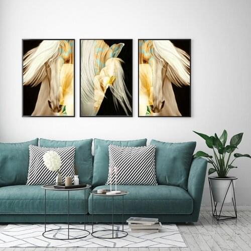 Diamond painting 5D DIY White Horse Picture of Diamond painting Diamond mosaic Diamond Embroidery Cross Stitch diamond painting