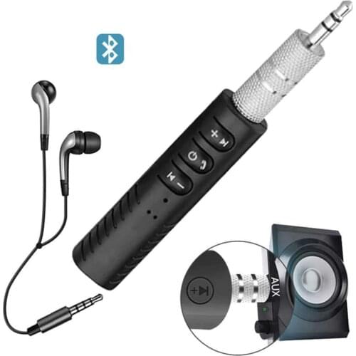 Handsfree Bluetooth Adapter Car Kits Wireless Aux Bluetooth Receiver For Headphone Iphone Ipad PC Music MP3 Speaker Adapter