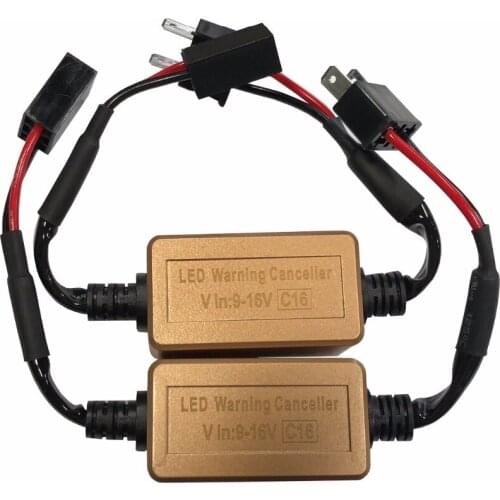 C16 Canbus Wires For Germany AUDI BMW LED Fog Headlight Light Bulb Decoder Adapter Wire Load Resistor Harness No Flickering