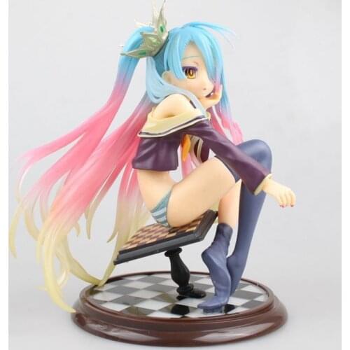 Kotobukiya Yotsunoha Heroine No Game No Life Shiro sitting action figure toy No Game No Life figures toy Christmas gift for kids