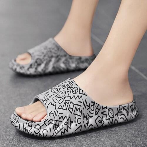 Men Slipper for Home Platform Beach Slippers Women EVA Non-slip Bath Slippers Outdoors Mens Summer Shoes Unisex Indoor Slippers