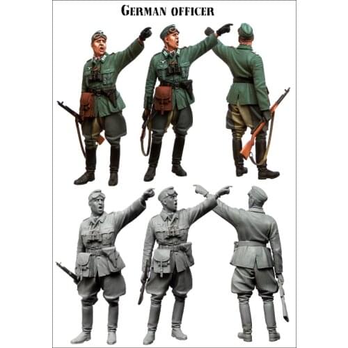 1/35 Resin Figure Model Kit GERMAN OFFICER Unassambled Unpainted