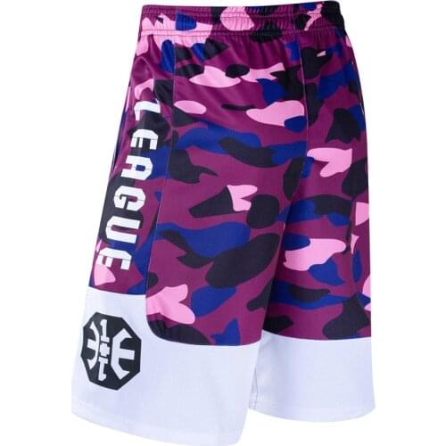 New Arrival Gym Running Shorts Men Camouflage Fitness quick dry Short Pants Male Tennis Basketball Soccer Training Shorts