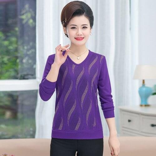 2021 New Women T-shirts Casual Harajuku Diamond Tops Spring Female T shirt Long Sleeve Tee Shirts Femme For Women Clothing 5XL