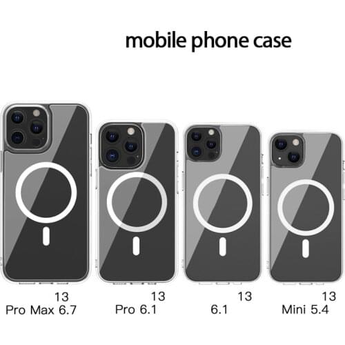 NEW Magnectic Case For Apple IPhone 13 13 Pro Max 13 Mini Case For Magnetic Wireless Charging Shockproof Protection TPU Case