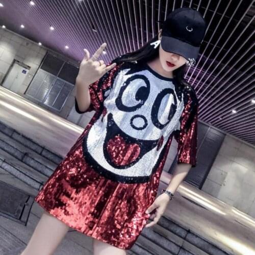 Casual Straight Geometric Short Sequined Elegant Fashion Sexy High Steet One Size Round Neck Summer Party Coctail Club Dress