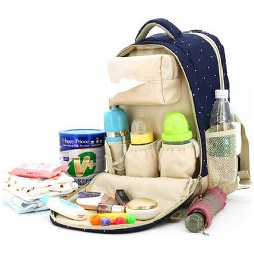Promition! Baby Diaper Bag Suits For Mom Baby Bottle Holder Fashion Mother Mummy Stroller Maternity Bag Nappy Bags Sets