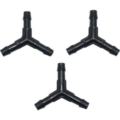 Y-type Water Splitter 4 mm Hose Connector Garden Quick Connectors Agriculture Hose Joint Irrigation Fittings 20 Pcs
