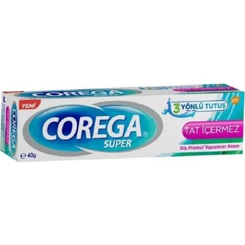 Super Denture Adhesive Tastele Cream 40gr Teeth Strong Hold Denture Glue Full And Partial Denture Bonding Cream Denture Fixation