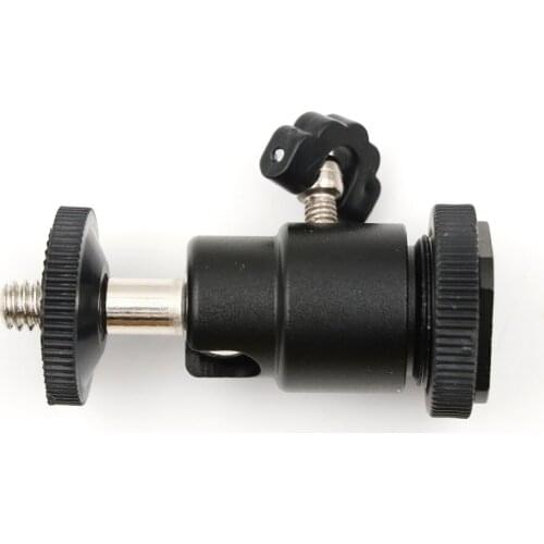 1/4" Mini Smart Ball Head Bracket/Holder/Mount Cradle Ball Head With Lock For Camera Tripod