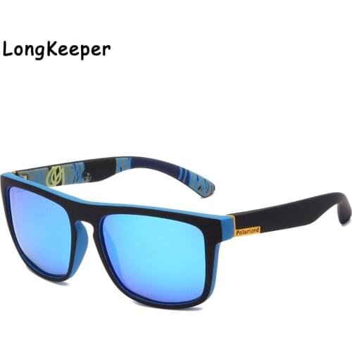 2020 Square Polarized Sunglasses Men Mirror Ultralight Glasses Sport Fishing Sun Glasses Male UV400 Driver Shades Coating Oculos