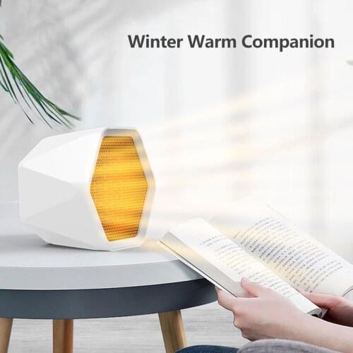 Fast Heating Electric Handy Air Heater Fan Personal Space Warmer Home Office