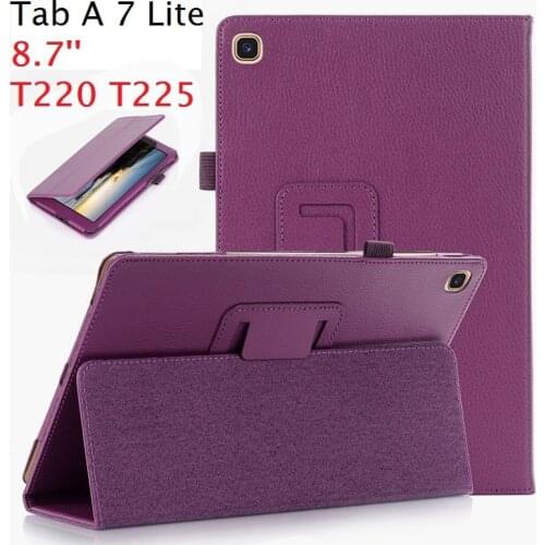 Stand Coque for Samsung Galaxy Tab A7 Lite 2021 8.7 T220 T225 Case Magnetic Smart PU Funda for Samsung A7 Lite 8.7 T220 Cover