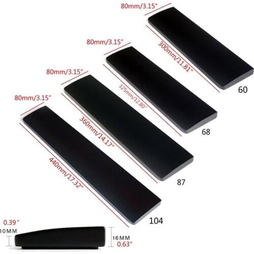 2021 New Wood Wrist Rest Pad Keyboard Wood Black Wrist Rest Support Protection With Anti-Slip Pad for Mechanical Keyboard