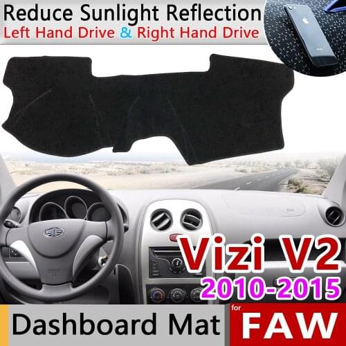 For FAW Vizi V2 2010 2011 2012 2013 2014 2015 Anti-Slip Mat Dashboard Pad Sunshade Dashmat Protect Carpet Anti-UV Accessories