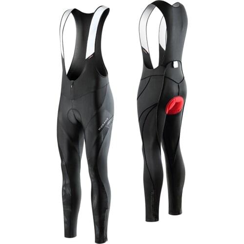 Men Cycling Bib Pants Padded Cycling Bike Tights Breathable MTB Mountain Bicycle Bike Leggings Compression Pants