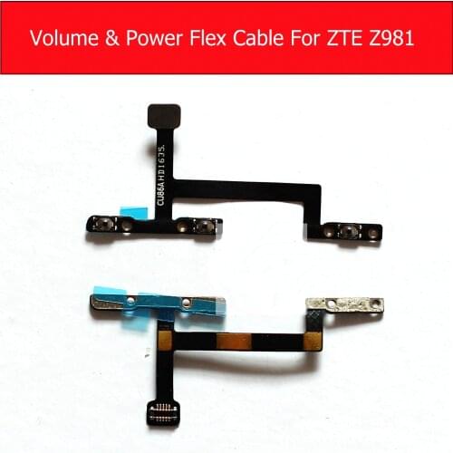 Power &Volume Flex Cable For ZTE ZMAX Pro Z981 Volume Control Side key & Power Sleep Button Flex Ribbon Spare repair Replacement