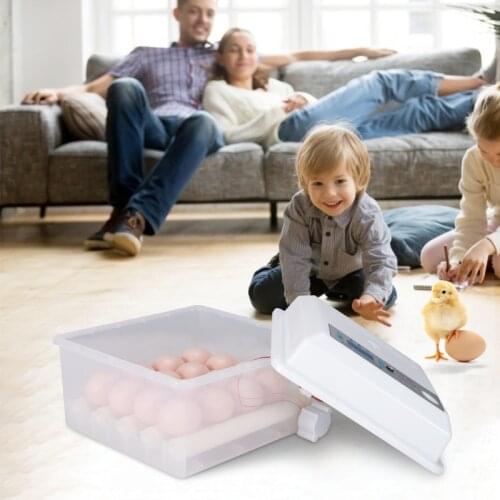 16 Eggs Incubator Brooder Bird Quail Incubator Chick Hatchery Incubator Poultry Hatcher Turner Automatic Farm Incubation Tools