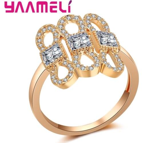 Exquisite Women Bow Rings Jewelry Bride Engagement Wedding Ring Anillos Fancinating Ring For Women As Love Gift