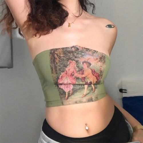 N7MF Europe American Style Corset Tops Floral Sexy Corsets Bustiers Crop Top Outfit